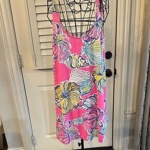 Lilly Pulitzer Pink Floral Swim Coverup